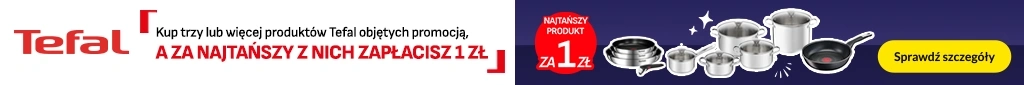 AKC - Tefal trzeci za 1 zł - 0725- garnki, patelnie - belka 1024x85